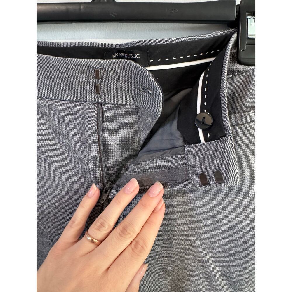 Banana Republic Heathered Gray Skinny Pants Size 2P Petite - Picture 4 of 6